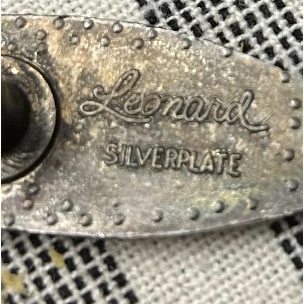 Vintage Leonard Silverplate Butterfly Trivet,